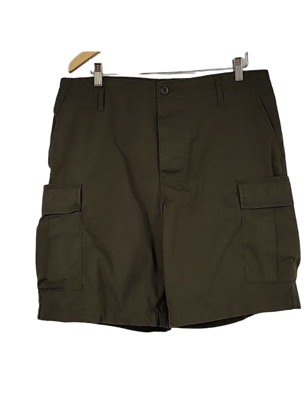 Rapdom Tactical Gear Men's Green Cargo Shorts, Size 36